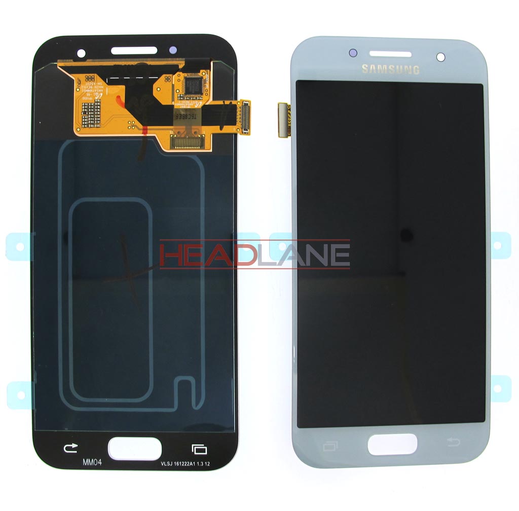 Samsung SM-A320 Galaxy A3 (2017) LCD Display / Screen + Touch - Blue
