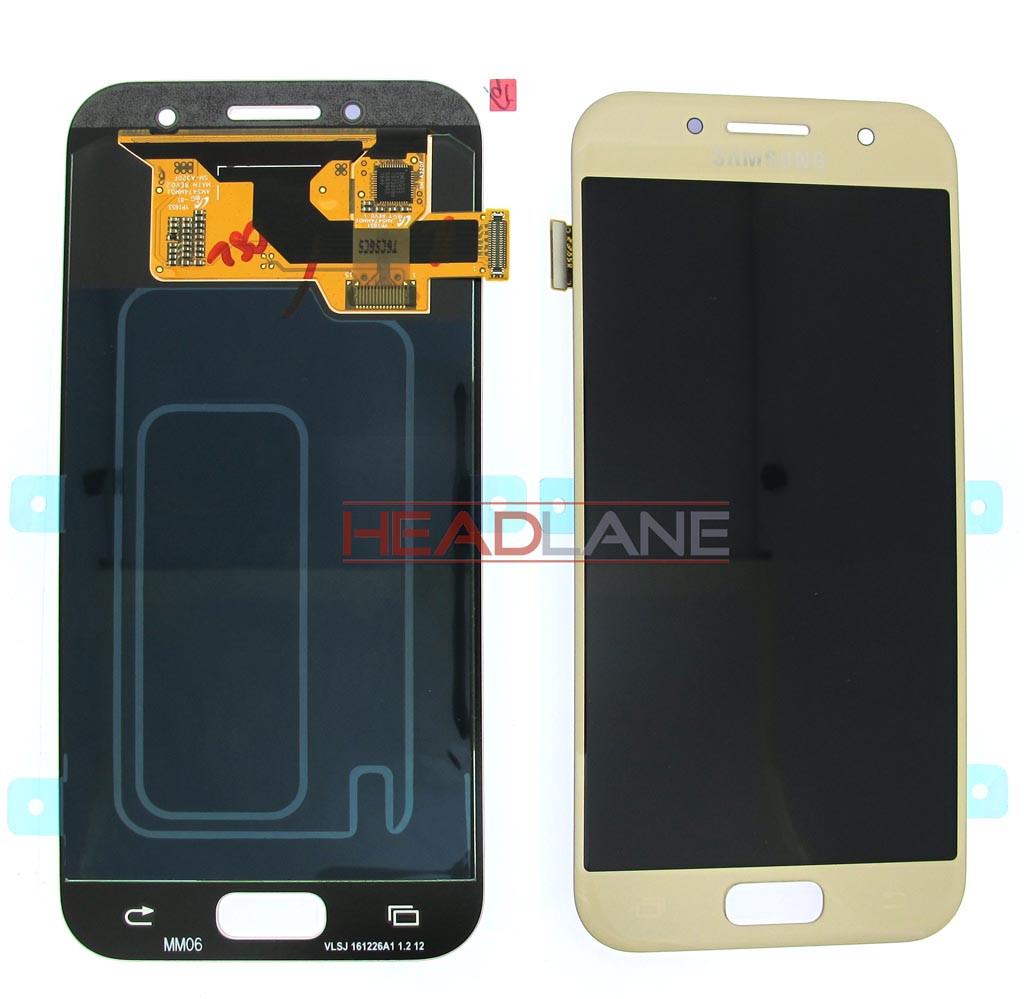 Samsung SM-A320 Galaxy A3 (2017) LCD Display / Screen + Touch - Gold