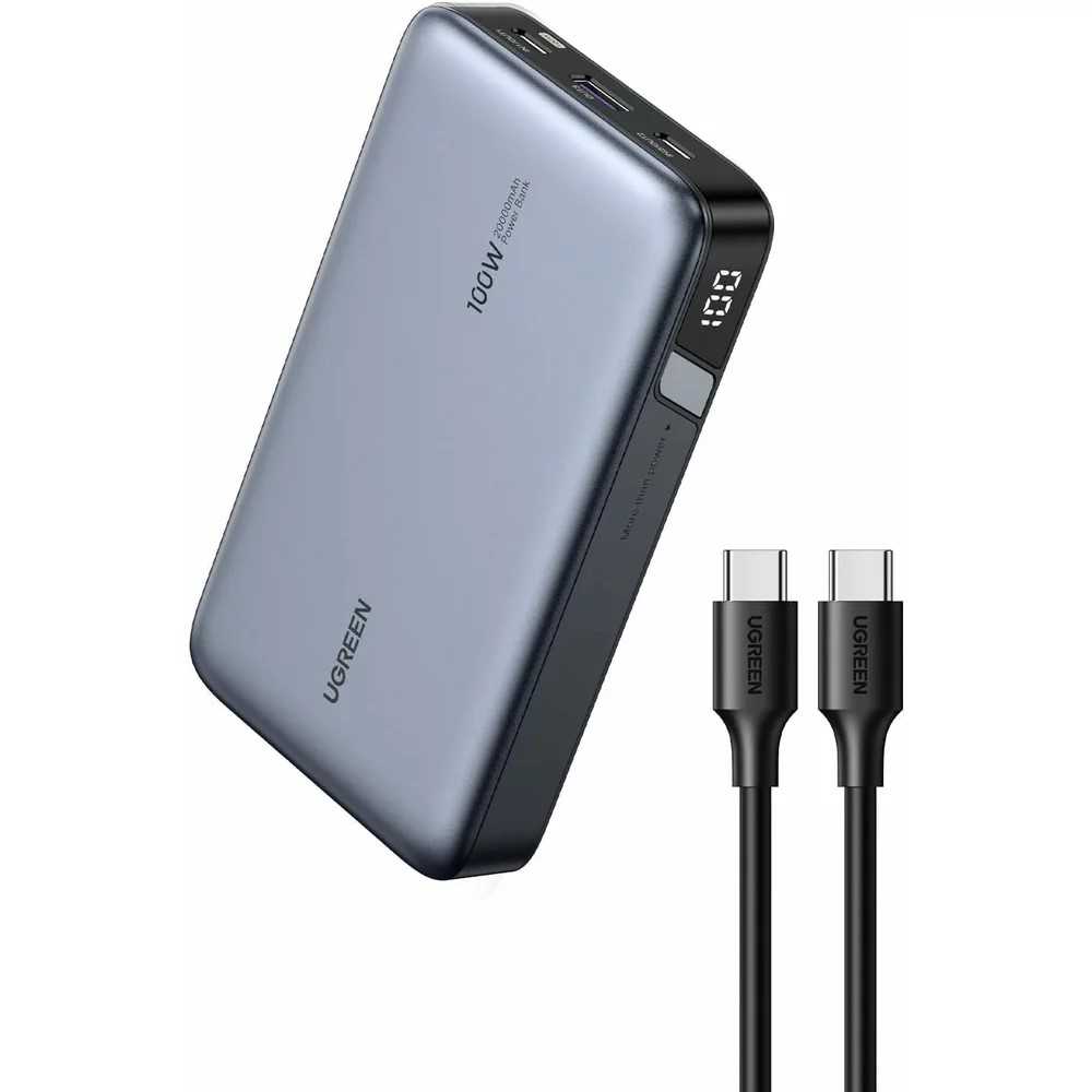UGREEN PB720 Nexode 20000mAh 100W QC + PD Powerbank - Grey