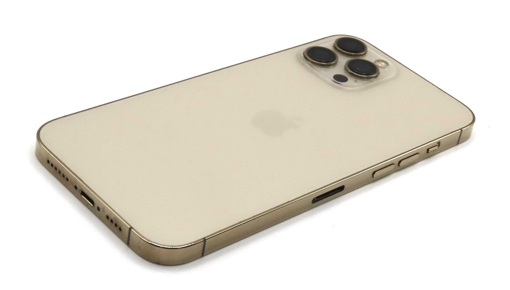 iPhone 12 Pro Max Back / Battery Cover + Small Parts - Gold (Pulled - Grade C) (No Camera)
