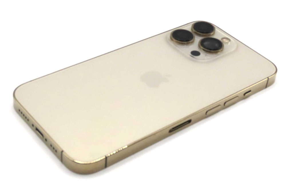 iPhone 13 Pro Back / Battery Cover + Small Parts - Gold (Pulled - Grade C) (No Camera)