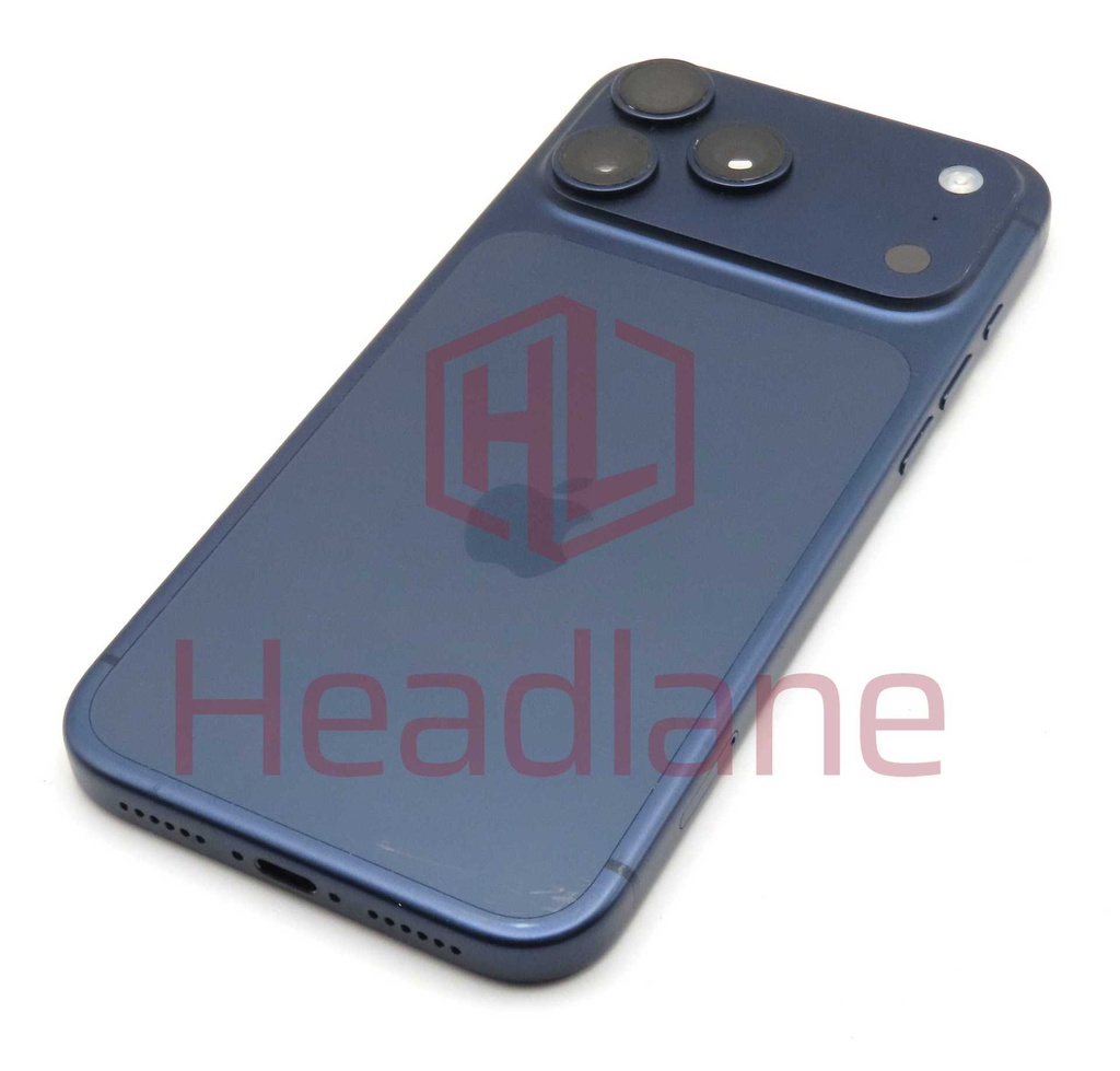 Apple iPhone 17 Pro Max Back / Battery Cover + Small Parts - Deep Blue (Pulled - Grade B)