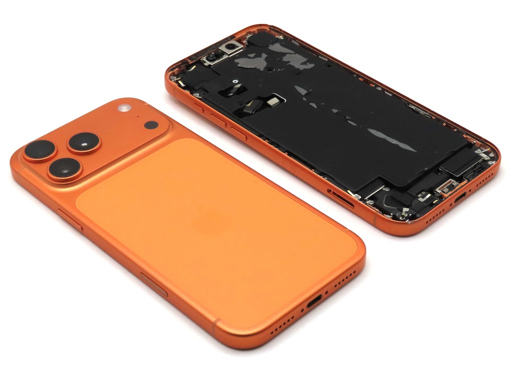 Apple iPhone 17 Pro Max Back / Battery Cover + Small Parts - Cosmic Orange (Pulled - Grade C)
