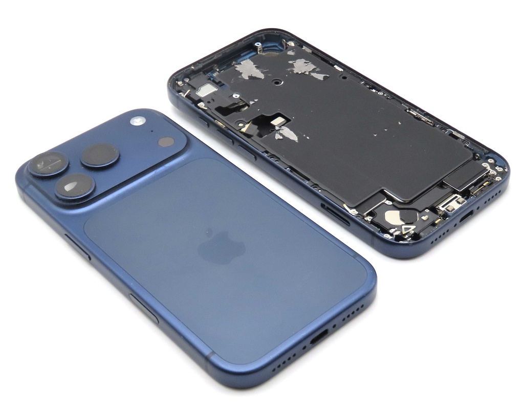 Apple iPhone 17 Pro Back / Battery Cover + Small Parts - Deep Blue (Pulled - Grade B) (No Camera)