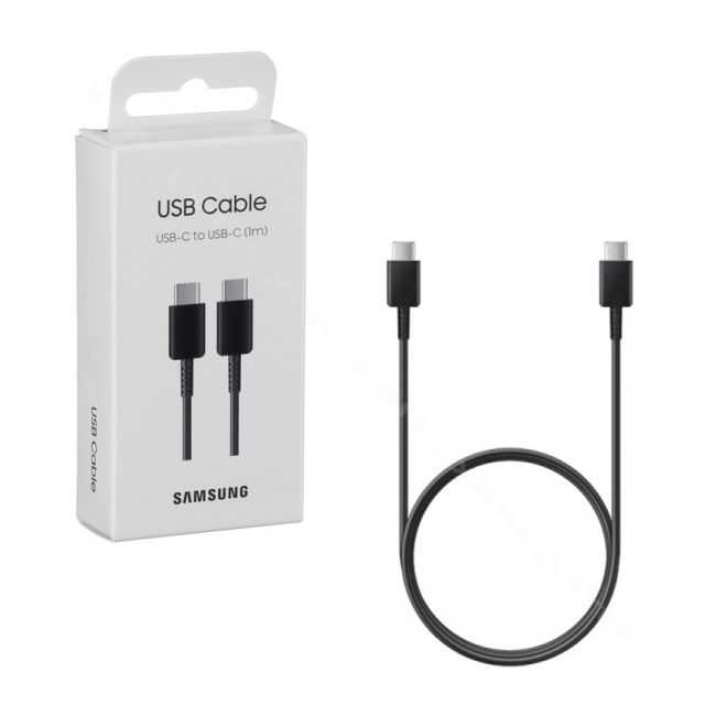 Samsung USB-C to USB-C Cable EP-DA705 25W 3A 1m - Black (Retail Packed)