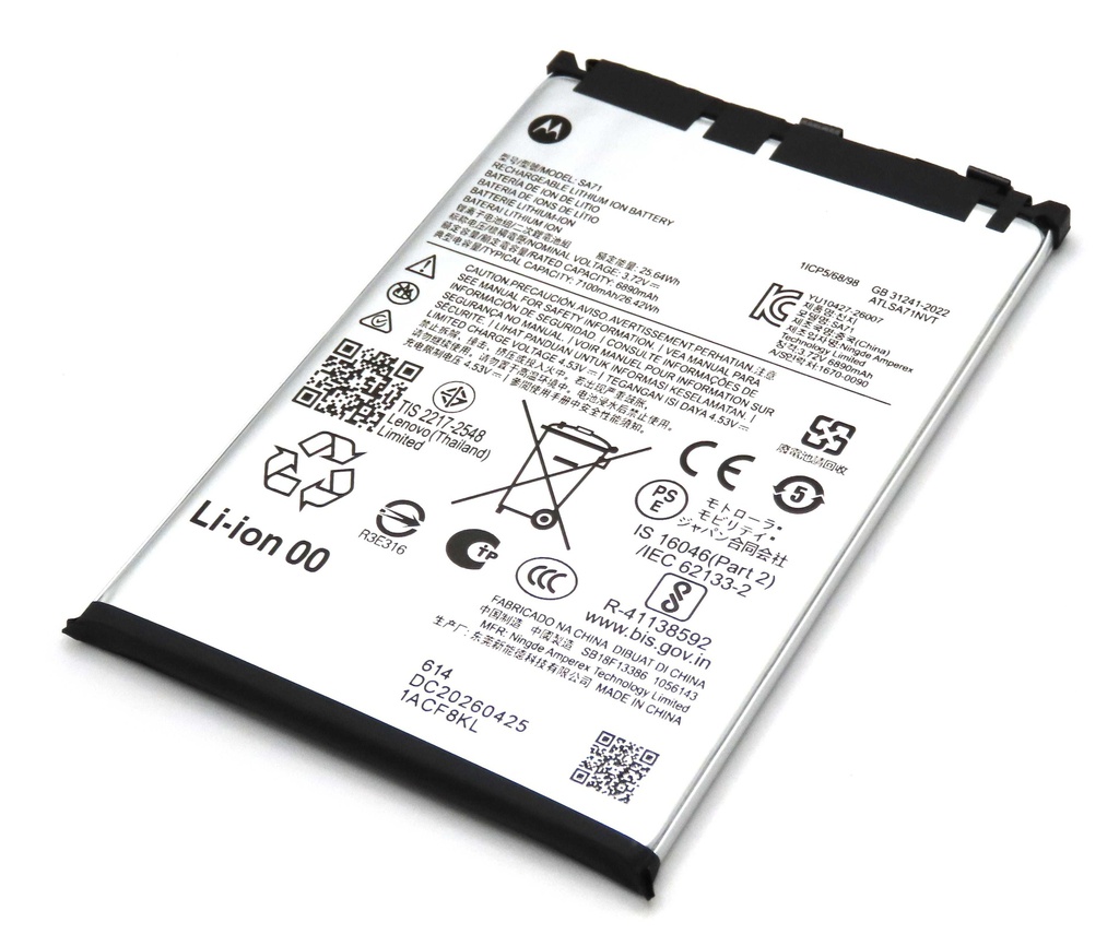 Motorola XT2611-3 Edge 70 Max SA71 7100mAh Battery