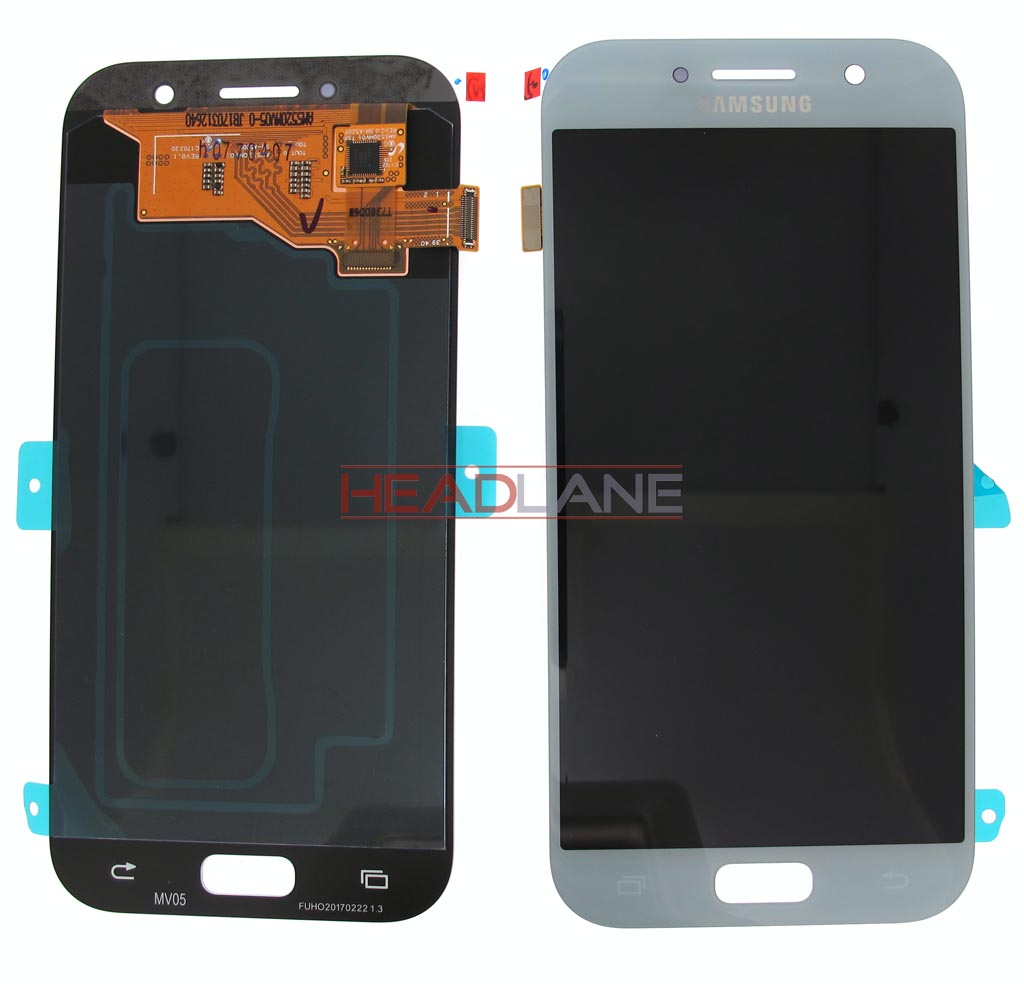 Samsung SM-A520 Galaxy A5 (2017) LCD Display / Screen + Touch - Blue