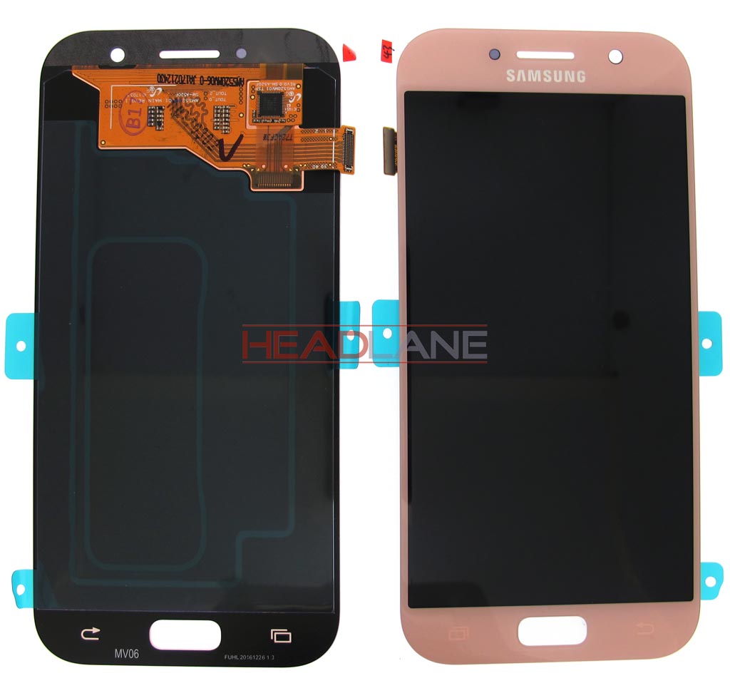 Samsung SM-A520 Galaxy A5 (2017) LCD Display / Screen + Touch - Pink