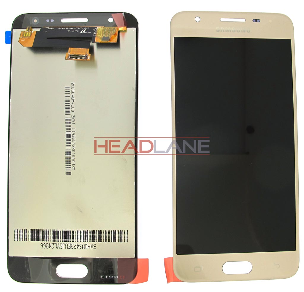 Samsung SM-G570 Galaxy On5 / J5 Prime LCD Display / Screen + Touch - Gold