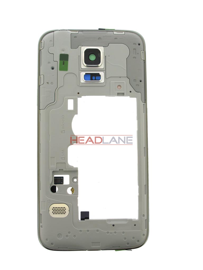 Samsung SM-G800F Galaxy S5 Mini Middle Cover - White