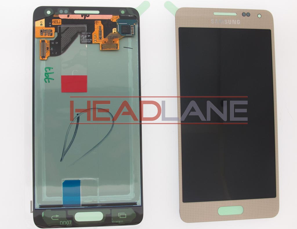 Samsung SM-G850 Galaxy Alpha LCD Display / Screen + Touch - Gold