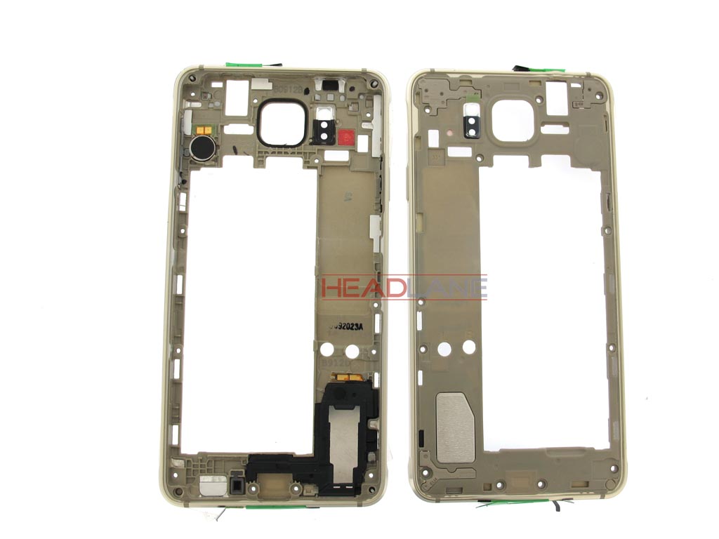 Samsung SM-G850 Galaxy Alpha Middle Cover / Chassis - Gold