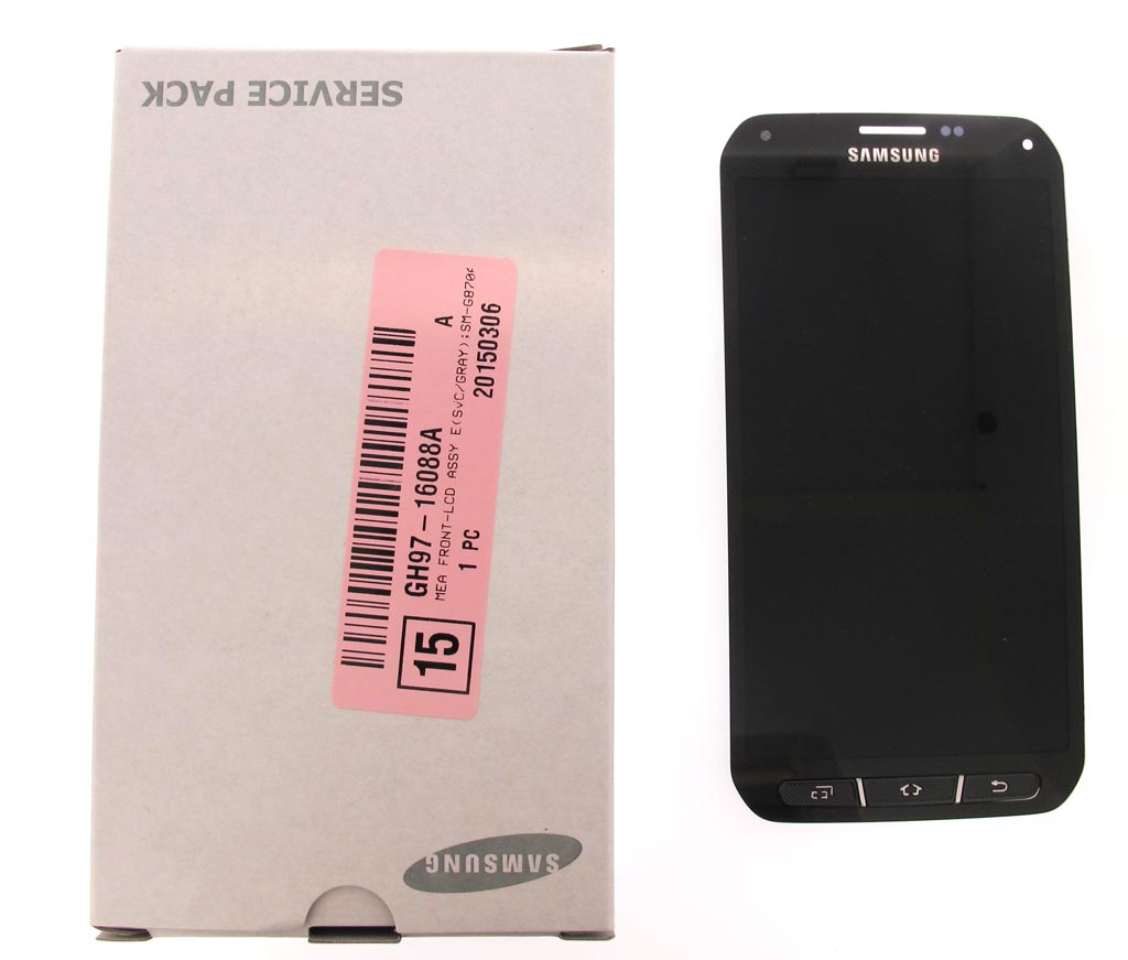Samsung SM-G870 Galaxy S5 Active LCD Display / Screen + Touch - Grey