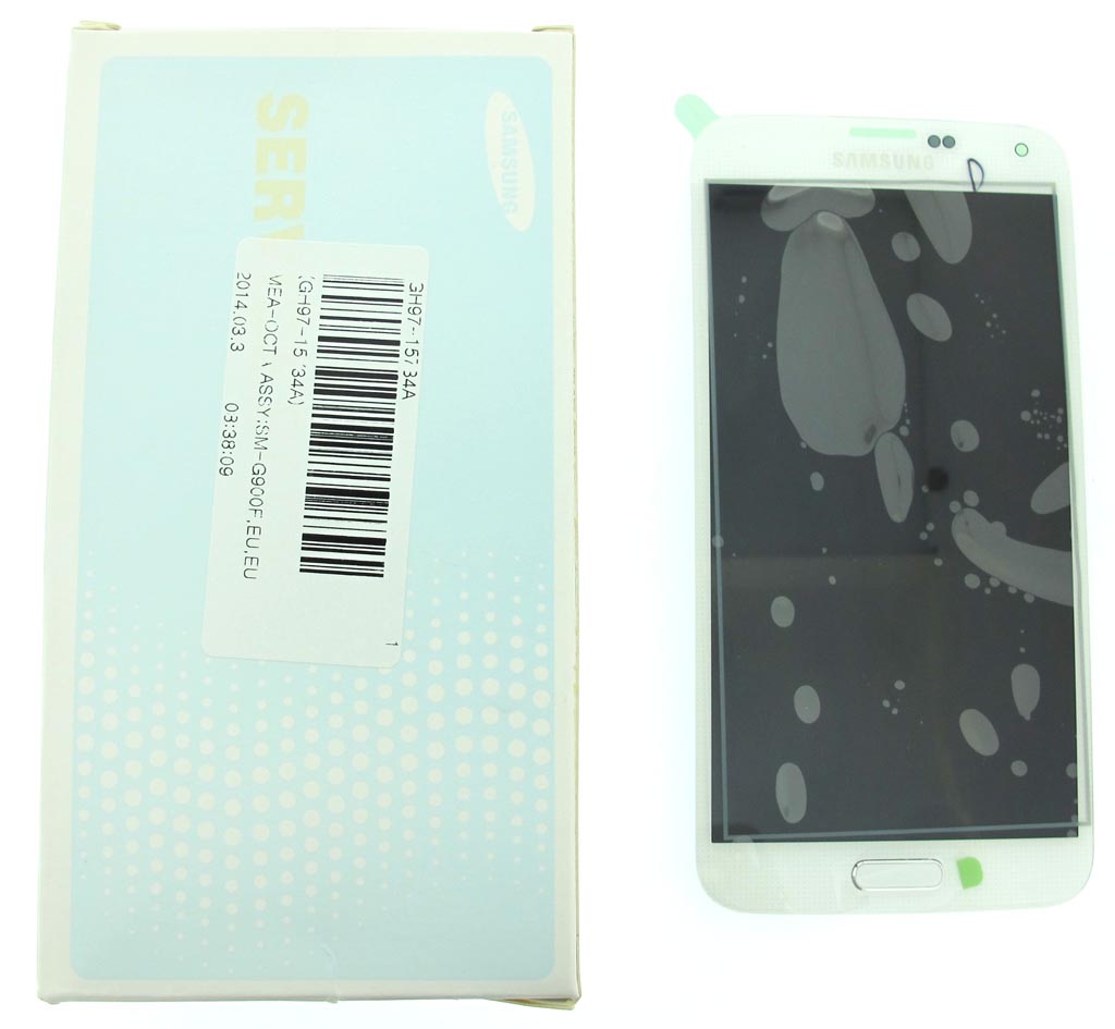 Samsung SM-G900F Galaxy S5 LCD Display / Screen + Touch - White