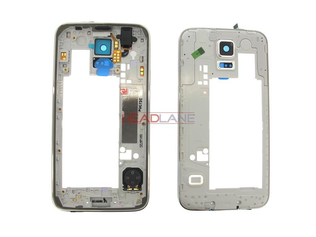 Samsung SM-G900F Galaxy S5 Middle Cover / Chassis - Black