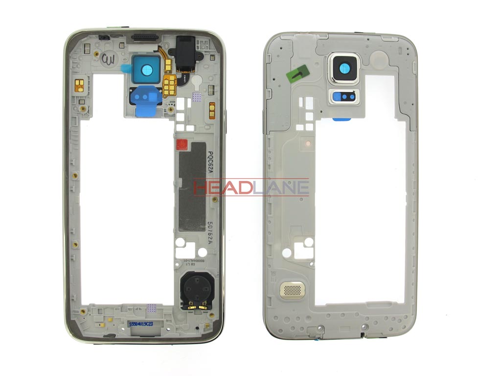 Samsung SM-G900F Galaxy S5 Middle Cover / Chassis - White