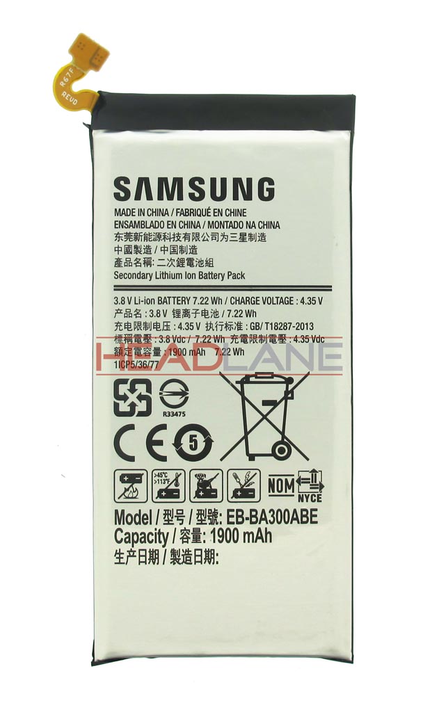 Samsung SM-A300 Galaxy A3 EB-BA300ABE 1900mAh Battery