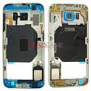 Samsung SM-G920F Galaxy S6 Middle Cover / Chassis - Blue