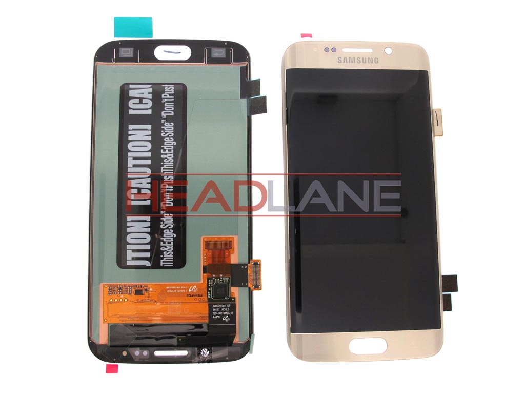 Samsung SM-G925F Galaxy S6 Edge LCD Display / Screen + Touch - Gold