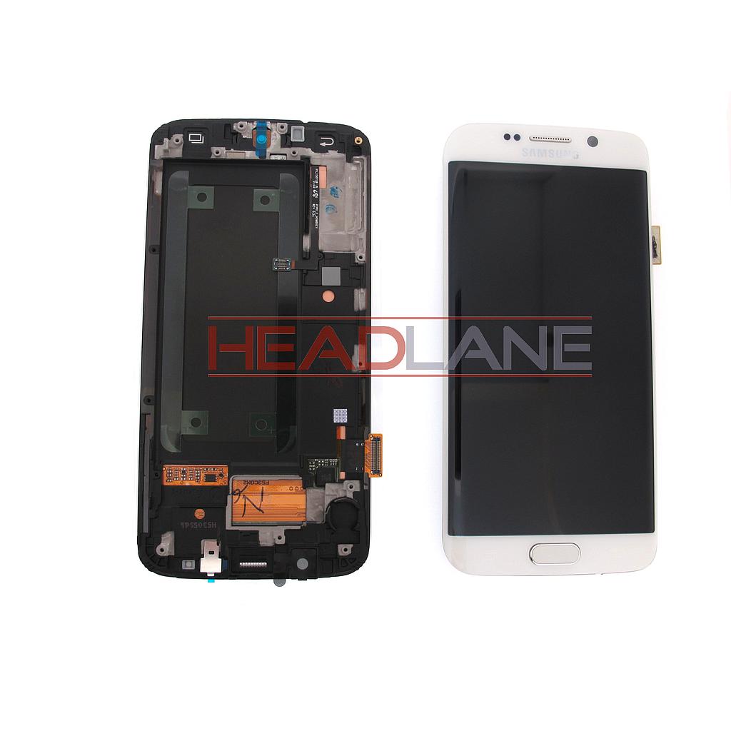 Samsung SM-G925F Galaxy S6 Edge LCD Display / Screen + Touch - White
