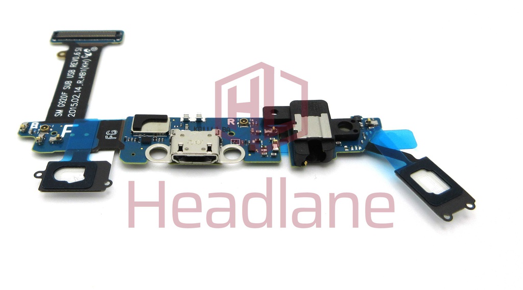 Samsung SM-G920F Galaxy S6 Micro USB / Charging Flex (Blue / Gold)