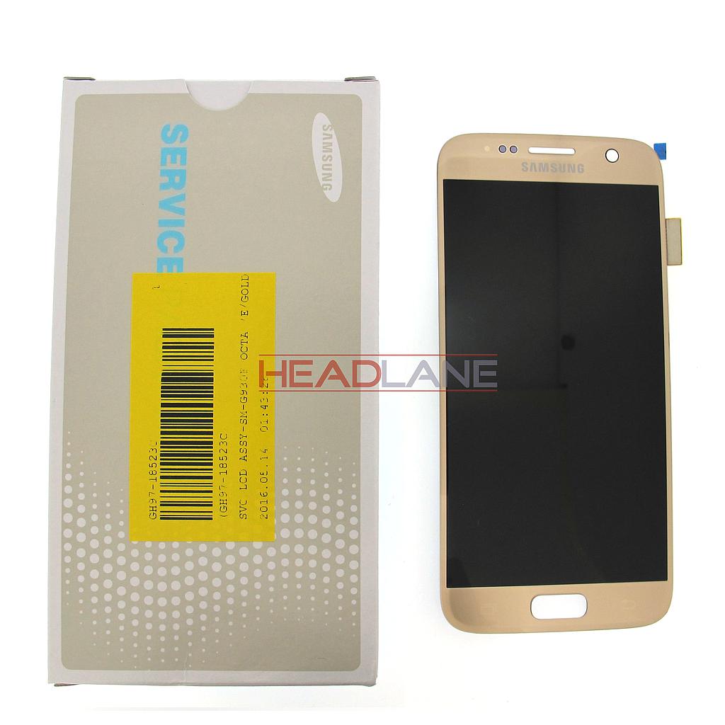 Samsung SM-G930F Galaxy S7 LCD Display / Screen + Touch - Gold