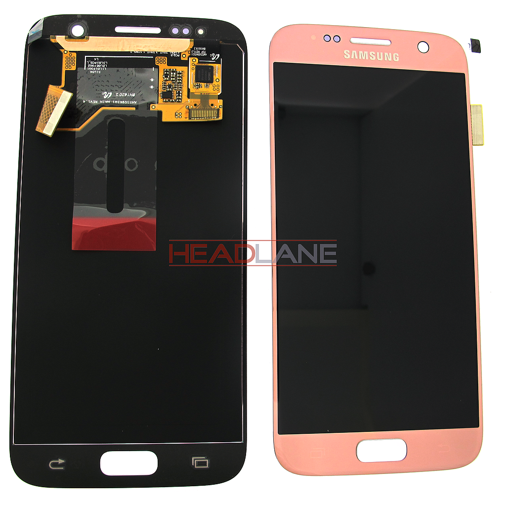 Samsung SM-G930F Galaxy S7 LCD Display / Screen + Touch - Pink Gold
