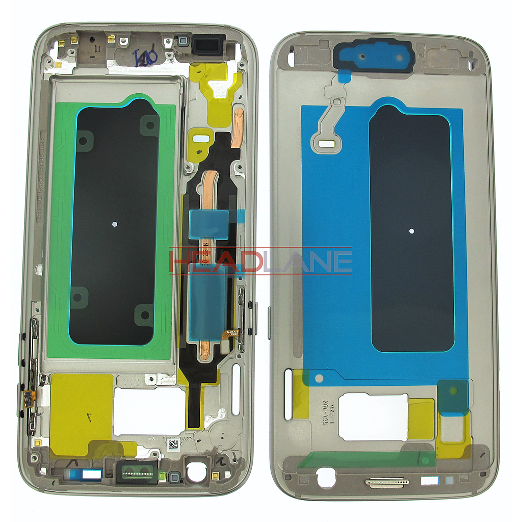 Samsung SM-G930F Galaxy S7 Middle Cover / Chassis - Gold