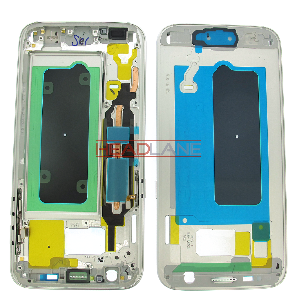 Samsung SM-G930F Galaxy S7 Middle Cover / Chassis - Silver