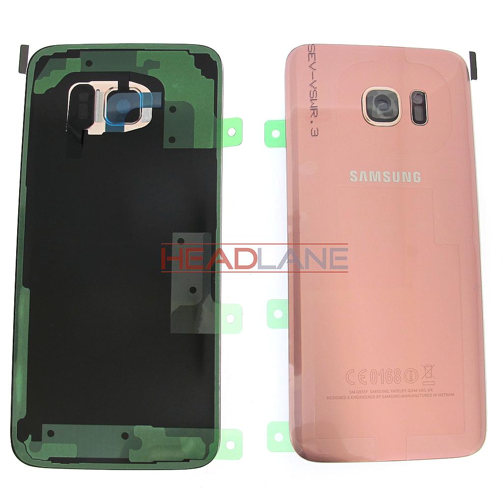 Samsung SM-G935F Galaxy S7 Edge Battery Cover - Pink Gold