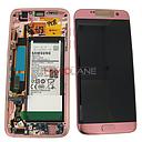 Samsung SM-G935F Galaxy S7 Edge LCD Display / Screen + Touch + Battery - Pink