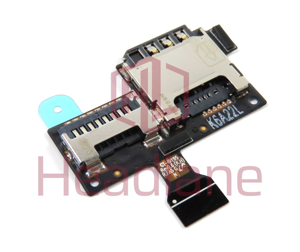 Samsung GT-I9195 Galaxy S4 Mini LTE Memory Card / SIM Card Reader Flex