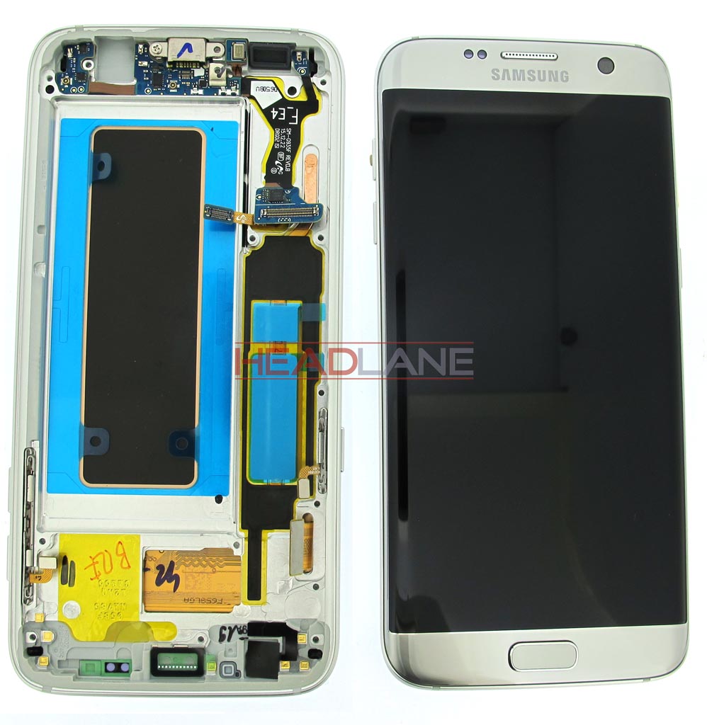 Samsung SM-G935F Galaxy S7 Edge LCD Display / Screen + Touch - Silver