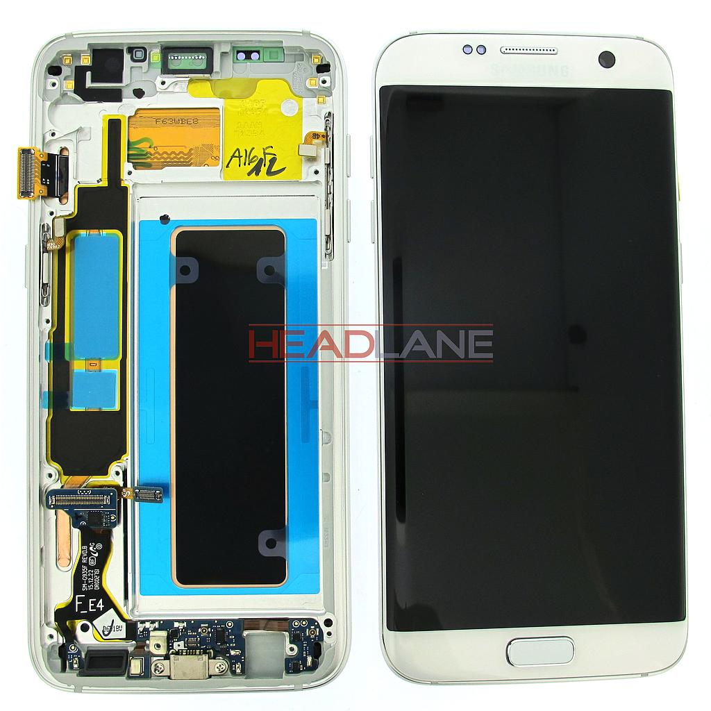 Samsung SM-G935F Galaxy S7 Edge LCD Display / Screen + Touch - White