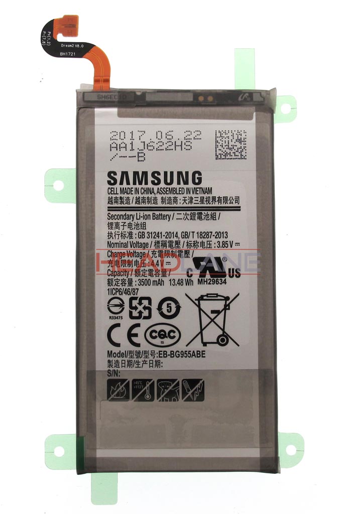 Samsung SM-G955 Galaxy S8+ EB-BG955ABE Battery + Adhesive