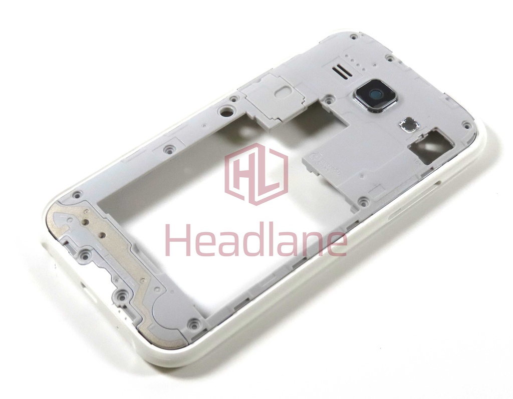 Samsung SM-J100 Galaxy J1 Middle Cover / Chassis - White