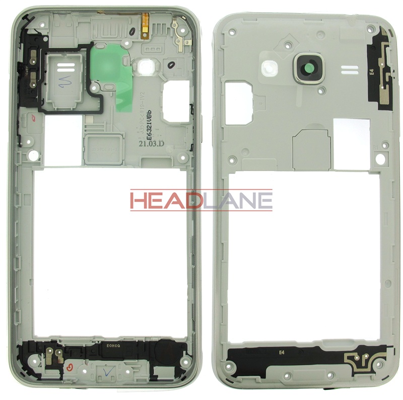 Samsung SM-J320F Galaxy J3 (2016) Middle Cover - White