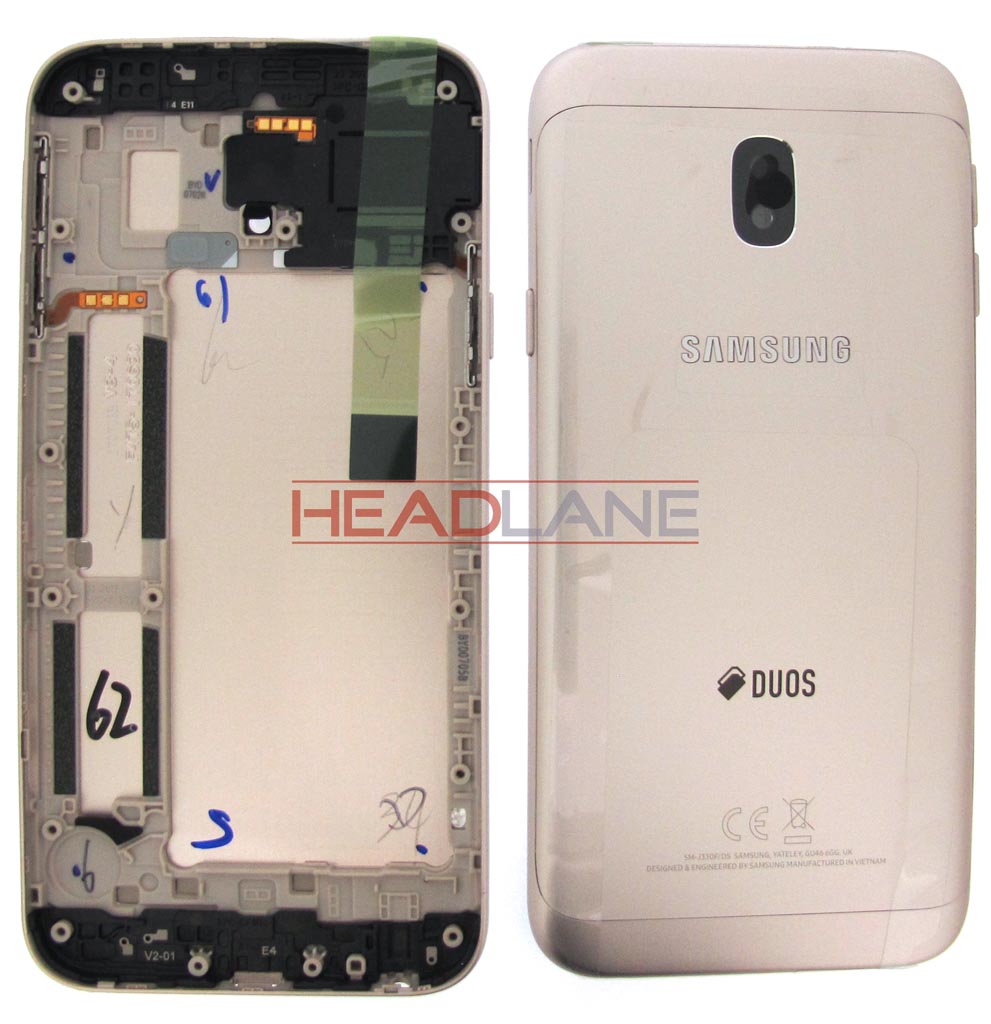 Samsung SM-J330 Galaxy J3 (2017) Battery Cover - Gold