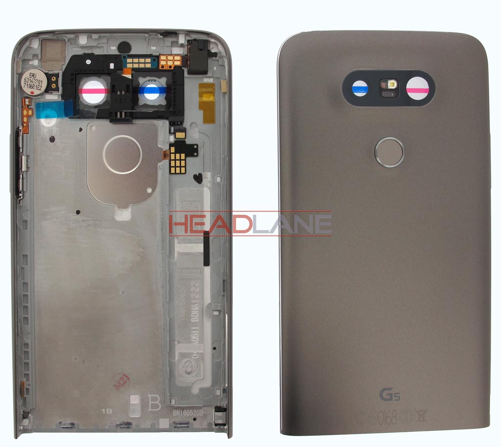 LG H850 G5 Back Cover - Titan Silver
