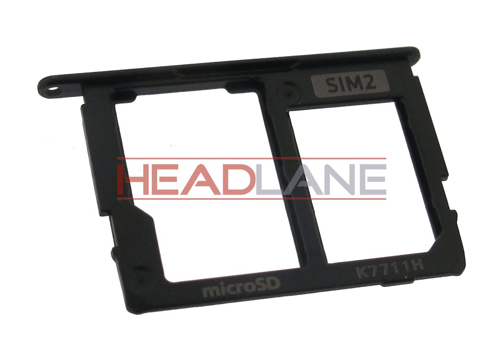 Samsung SM-J330 Galaxy J3 (2017) SIM Card Tray (Dual SIM) - Black