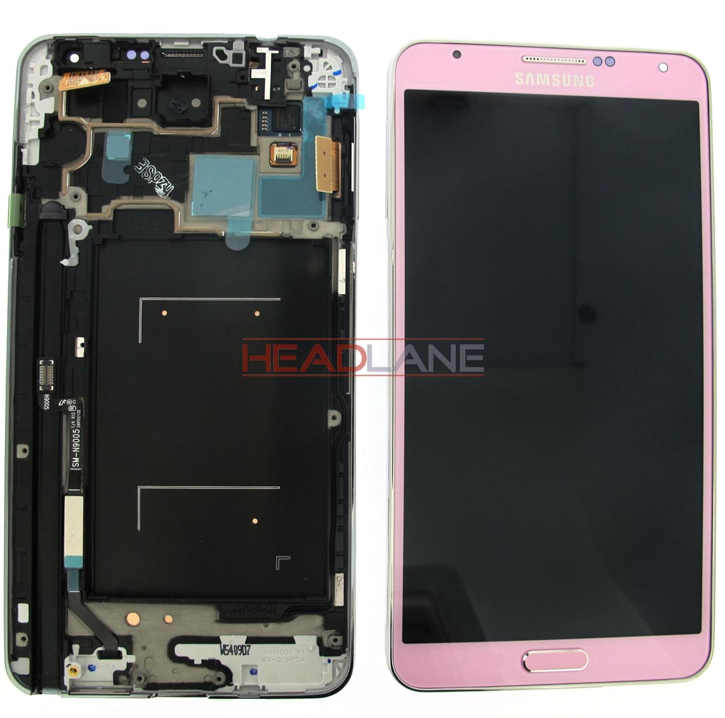 Samsung SM-N9005 Galaxy Note 3 LTE LCD Display / Screen + Touch - Pink