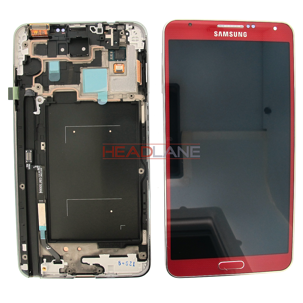 Samsung SM-N9005 Galaxy Note 3 LTE LCD Display / Screen + Touch - Red