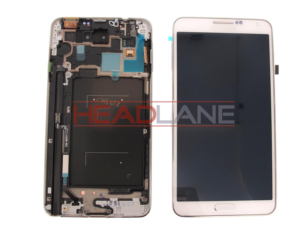 Samsung SM-N9005 Galaxy Note 3 LTE LCD Display / Screen + Touch - White