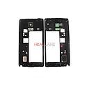 [GH97-16721B] Samsung SM-N915FY Note Edge Middle Cover / Chassis - Black