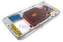 [GH96-09079D] Samsung SM-G928F Galaxy S6 Edge+ Middle Cover - Silver