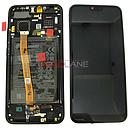 [02351XBM] Huawei Honor 10 LCD Display / Screen + Touch + Battery Assembly - Black
