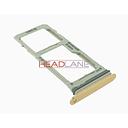 [GH98-42575E] Samsung SM-G965F Galaxy S9+ Hybrid SIM Card Tray - Gold