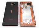 [20B2NBW0003] Nokia TA-1055 7 Plus Back / Battery Cover - Black