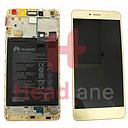 [02351GEQ] Huawei Y7 (2017) LCD Display / Screen + Touch + Battery Assembly - Gold