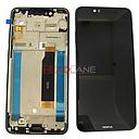 [20PDABW0002] Nokia 5.1+ TA-1105, TA-1108 LCD Display / Screen + Touch / Digitizer - Black